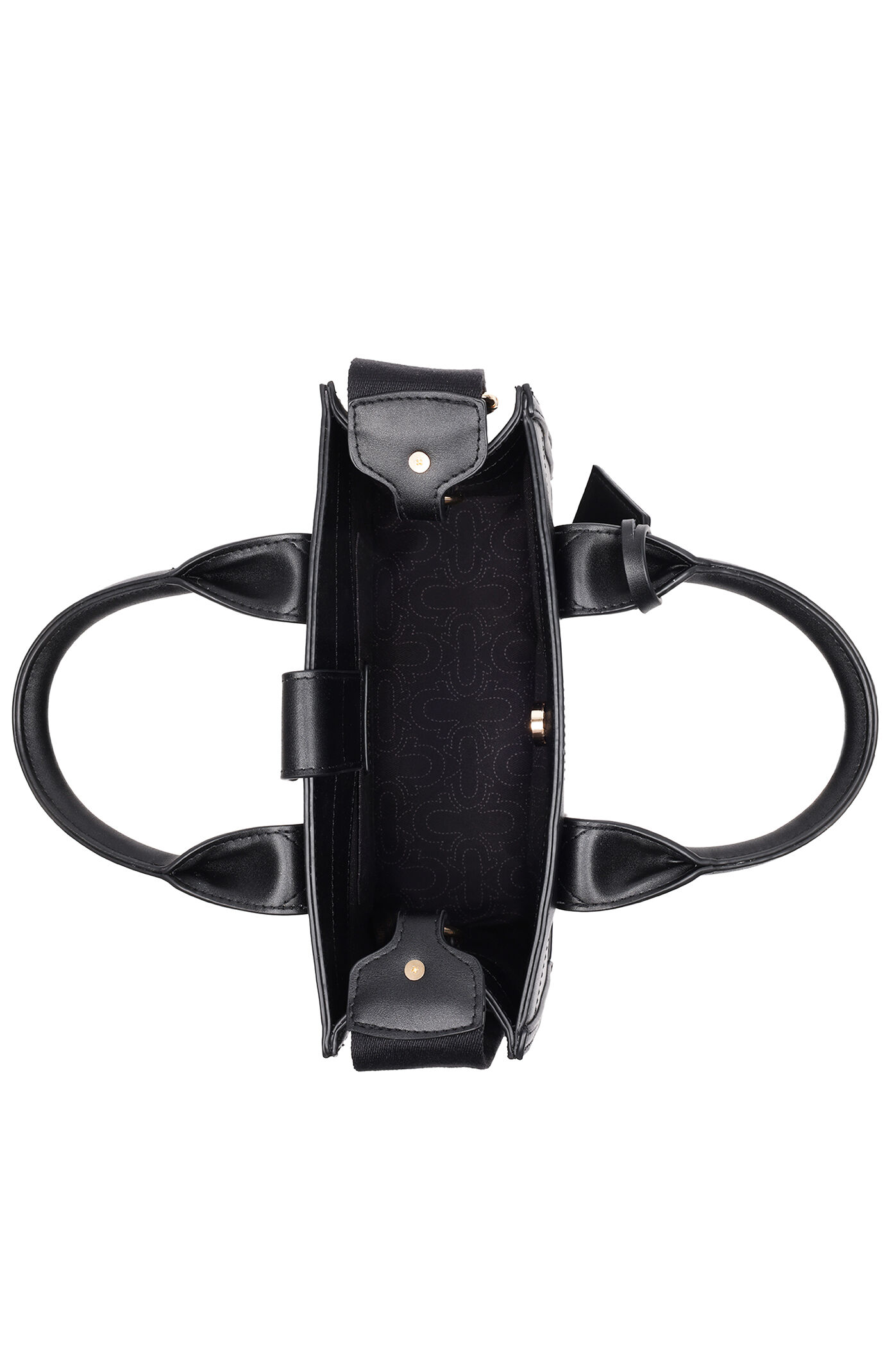 True Religion Debossed Logo Modern Tote Bag