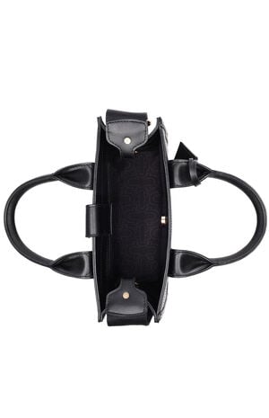 Debossed Logo Modern Tote Bag image number 7