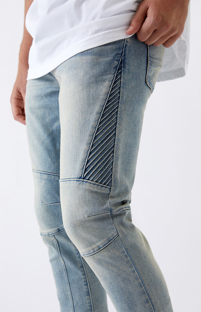 Pacsun stacked skinny top moto medium jeans