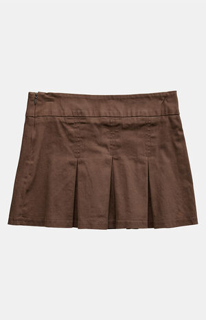 Brown 2000s Y2K Mini Skirt image number 2
