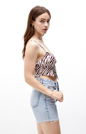 Zebra Bandana Crop Top image number 3