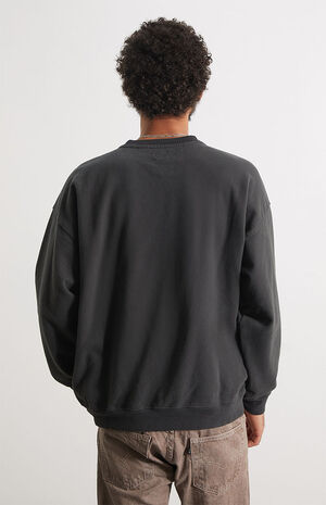 Henley crew neck sweatshirt clearance