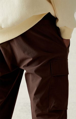Brown Performance Cargo Pants image number 5