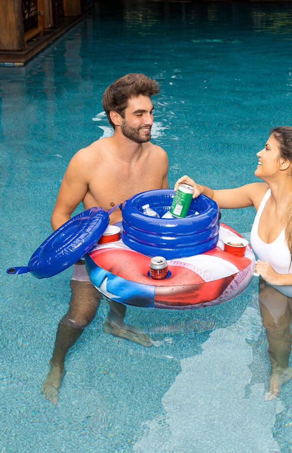 PoolCandy Stars & Stripes Floating Drink Cooler