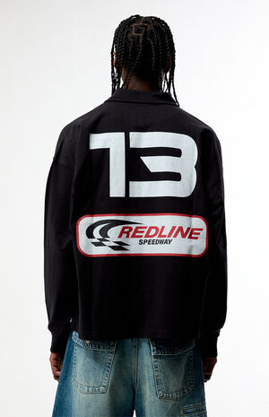 Elusive Pit Crew Long Sleeve Rugby Shirt image number 4