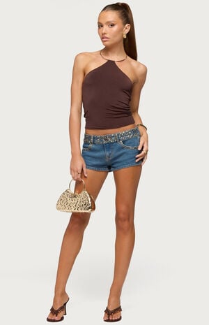 Libie Chain Halter Top image number 5