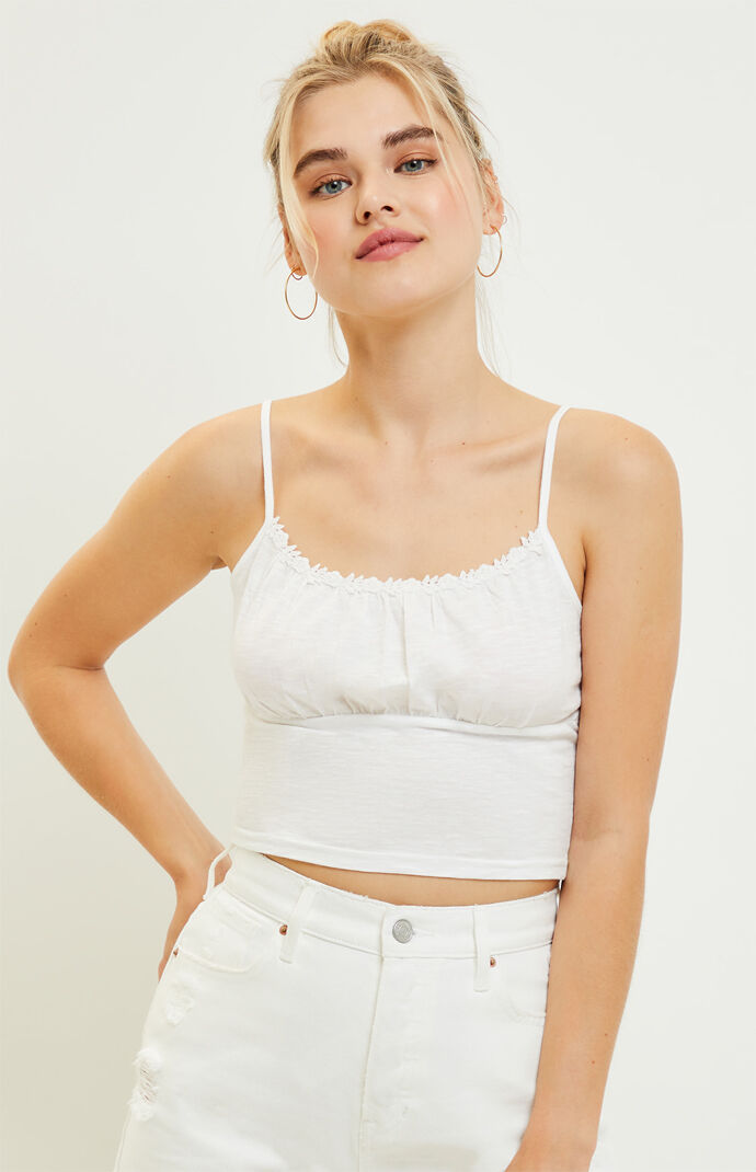 Alexa Shirred Tank Top