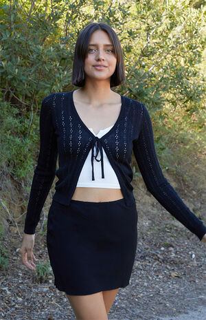 Black Sephira Mini Skirt image number 1