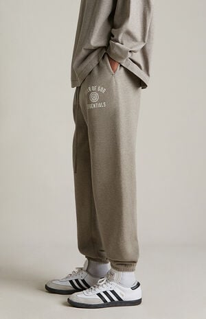 Heather Grey University Fleece Sweatpants image number 4