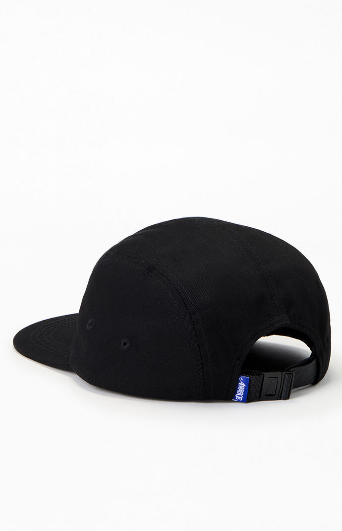 Awake NY Black Classic Logo 5 Panel Hat