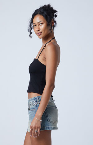 Billie Split Hem Halter Top image number 3