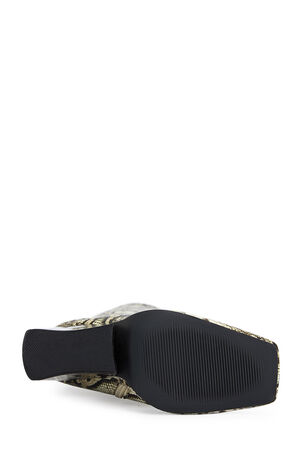 Women's Evergreen Snakeskin Block Heel Boots image number 4