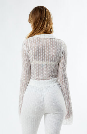 Lace Long Sleeve Top image number 4