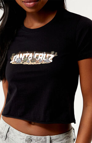 Desert Strip Cropped T-Shirt image number 2