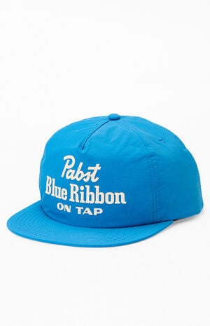 Pabst Blue Ribbon on Tap Nylon Snapback Hat image number 4