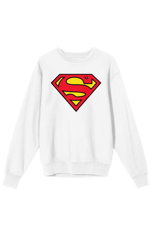 Superman Logo Long Sleeve Crew Neck Sweatshirt image number 1