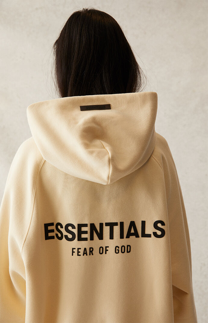 Fear Of God – FOG Essentials Cream Hoodie at PacSun.com