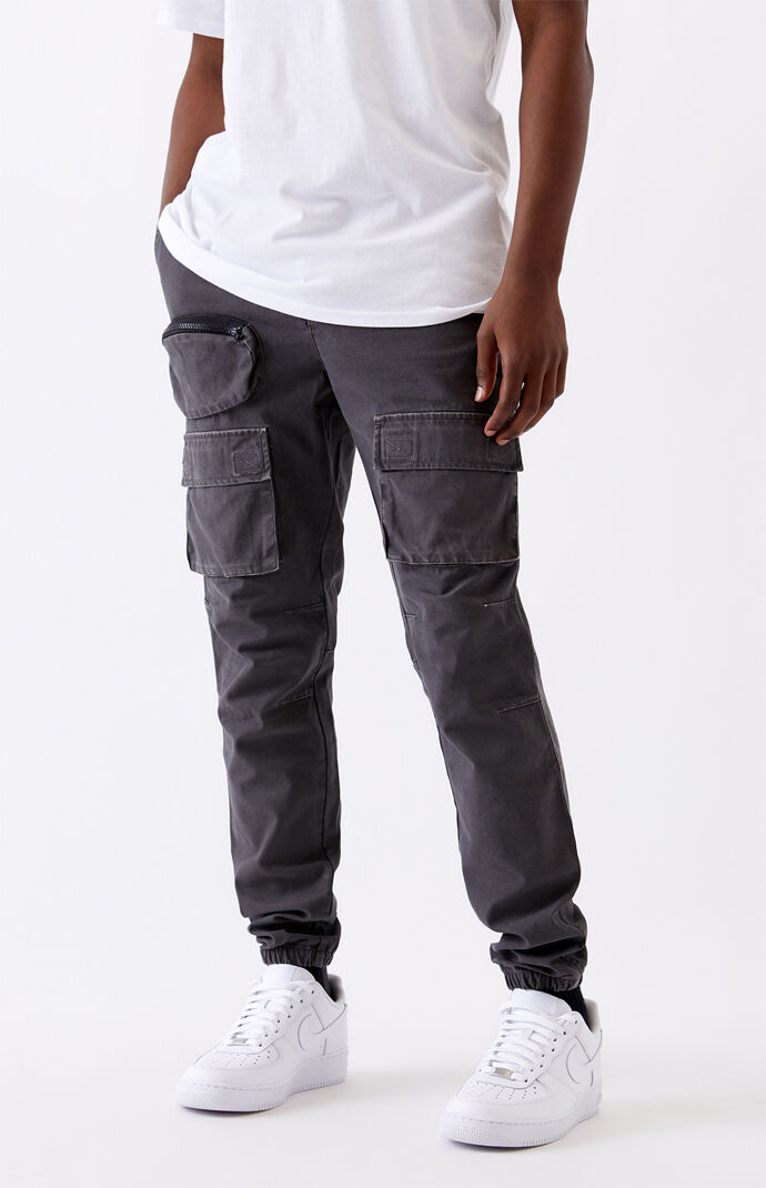 pacsun stacked skinny cargo