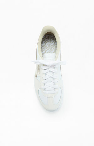 Women's White Palermo Leather Sneakers image number 5