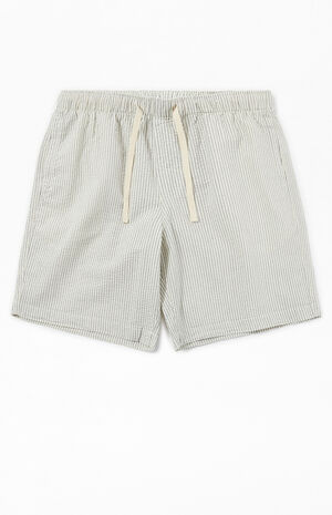 Striped Seersucker Shorts image number 1