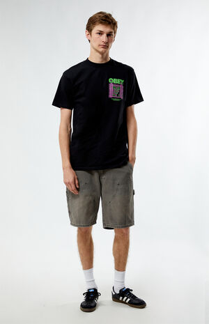 Chain Link Fence Icon T-Shirt image number 4