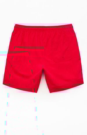Red Collegiate 6.5" Swim Trunks image number 2