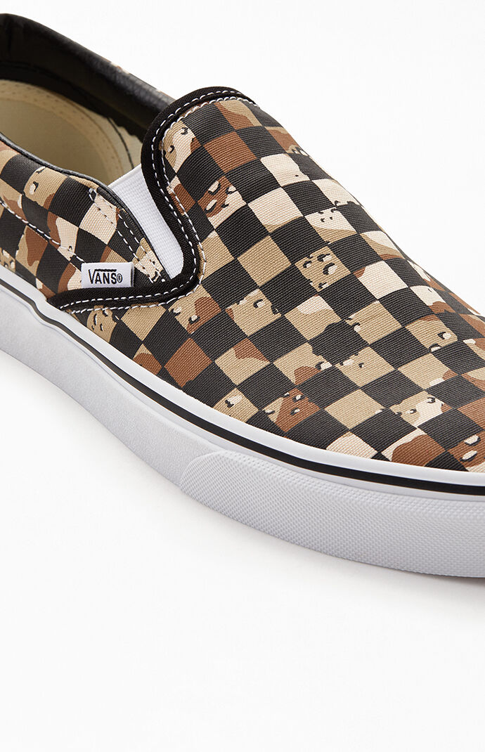 Vans Camo Desert SlipOn Shoes PacSun Vans Camo Desert SlipOn Shoes PacSun