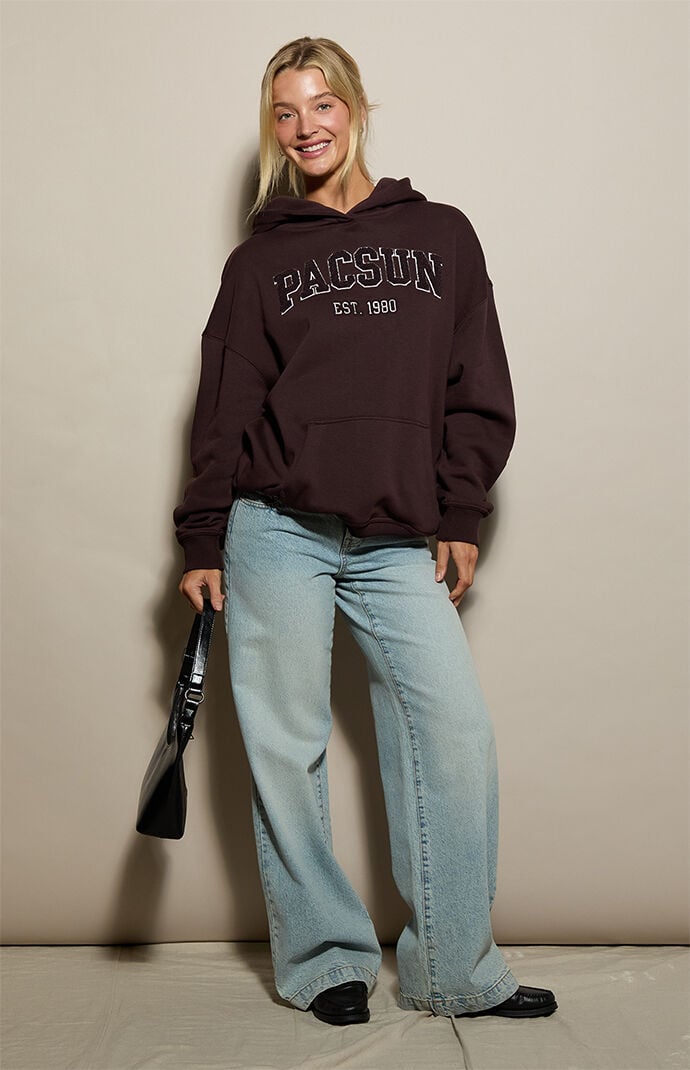 Pacsun Ultra Soft Fleece Embroidered Hoodie