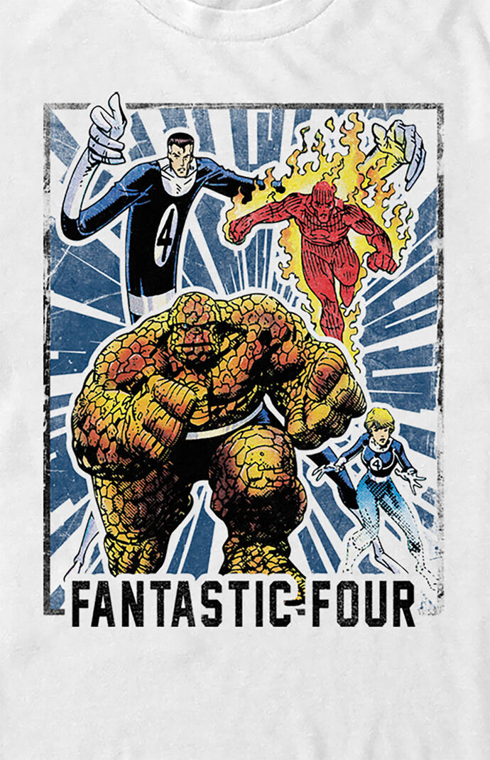 Fantastic Four Card T-Shirt