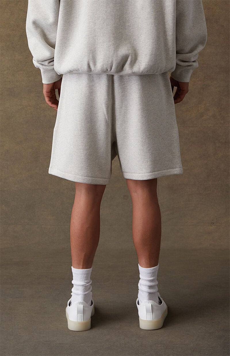 SWEAT SHORTS FLOWER_OATMEAL BLACK main image 0