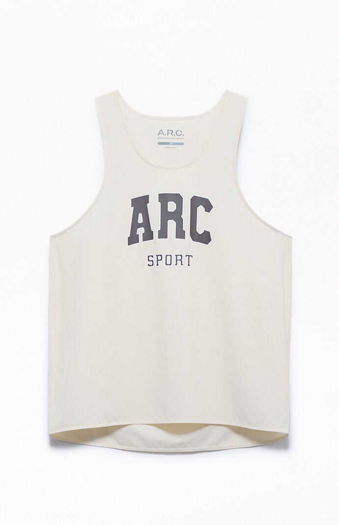 A.R.C. Grey Active Singlet Tank Top
