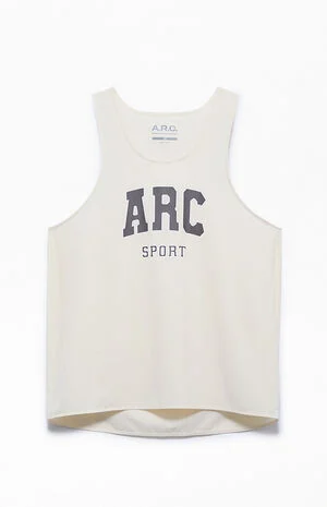 Grey Active Singlet Tank Top image number 1