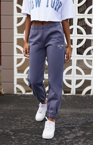 Blue New York Sweatpants Blue New York Sweatpants image number null