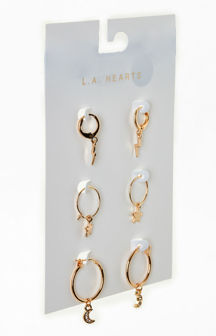 3 Pack Celestial Earrings
