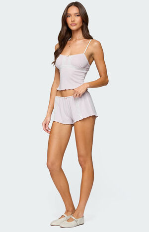 Sephi Lacey Pointelle Shorts image number 3