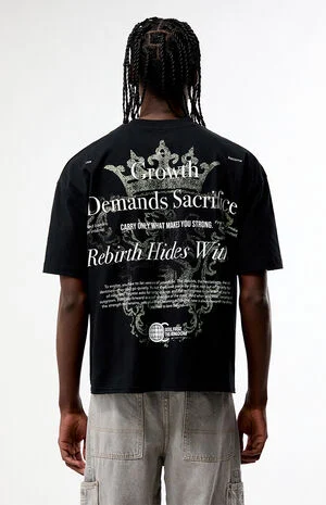 Seek&nbsp;The&nbsp;Kingdom&nbsp;Cropped Boxy T-Shirt image number 1