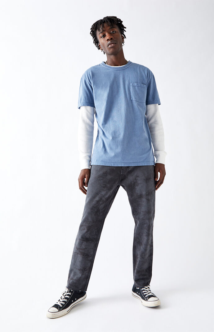 Utility Washed Navy Slim Carpenter Pants