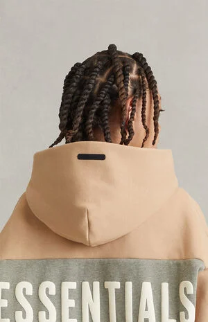 Kids Paneled Cropped Relaxed Hoodie image number 5