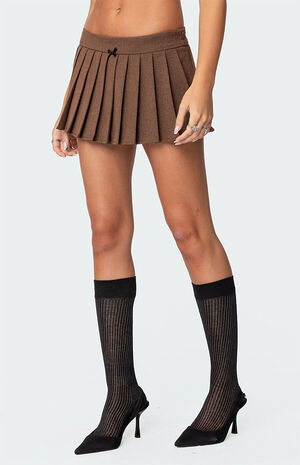 Palmer Plaid Pleated Mini Skort image number 4