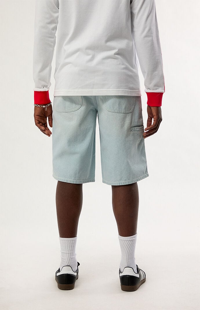 Dickies Light Blue Loose Jean Shorts