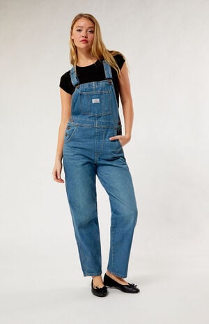 Medium Indigo Vintage Overalls image number 3