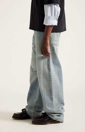 Mason Baggy Barrel Jeans Light Blue image number 3