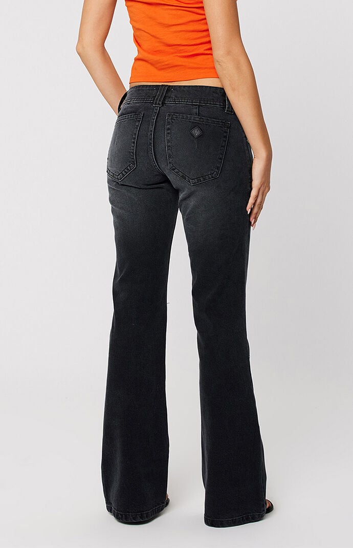 ABRAND 00 Shanae Super Low Kick Flare Jeans