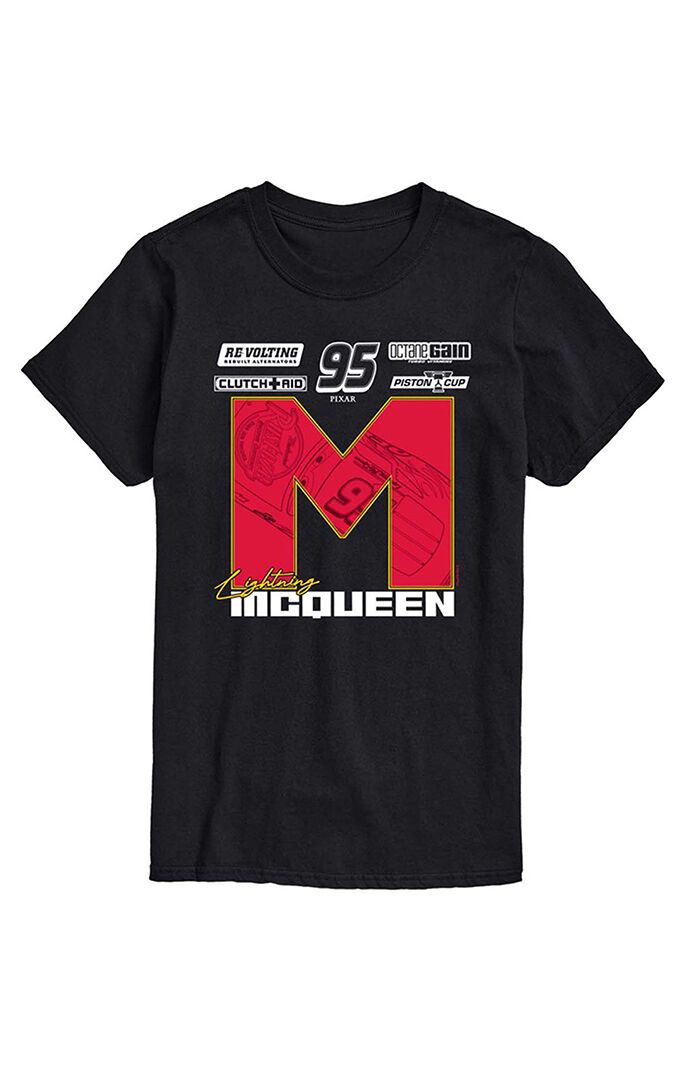 Hybrid Apparel Cars Lightning McQueen Race Jersey T-Shirt
