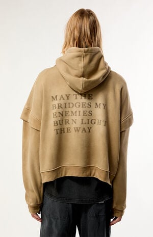 Layered Muscle Fleece Hoodie image number 3