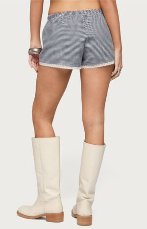 Ellie Lacey Gingham Shorts image number 3