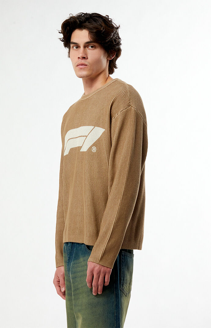 Formula 1 x Pacsun Ribbed Knit Crew Neck Sweater