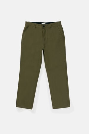 Olive Classic Fatigue Straight Pants