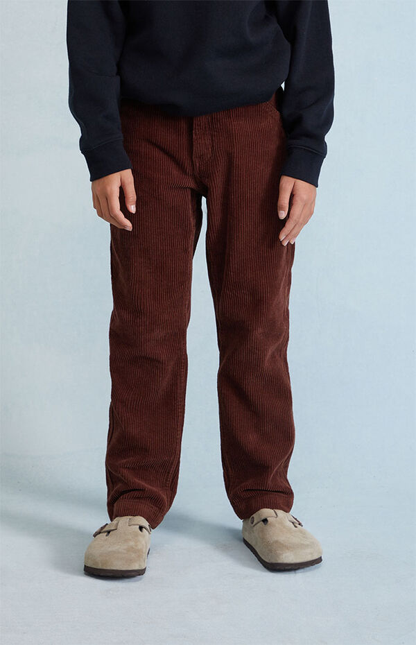 Pacsun Kids Brown Corduroy Carpenter Pants