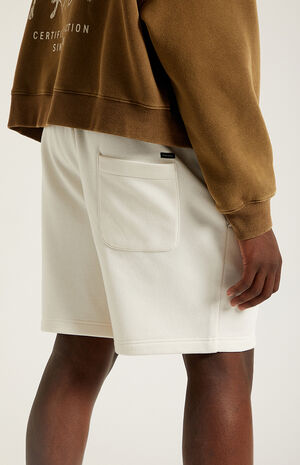 Fleece Cream Sweat Shorts image number 6